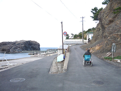 うみねこの坂道の写真