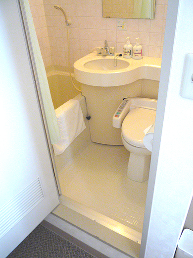 客室（シングル）ユニットバスの写真