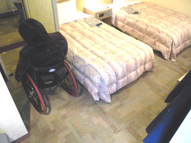 客室(ツイン）入口の写真