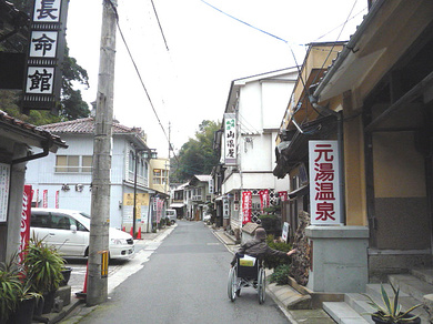 温泉津温泉街の写真