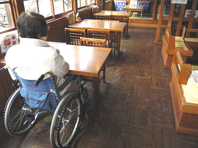 テーブル高さの写真