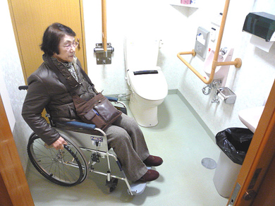 身障者用トイレの内部の写真
