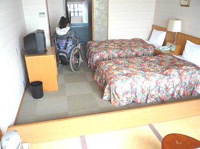 客室（和・洋室）入口の写真