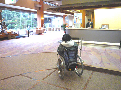 フロント付近の様子の写真