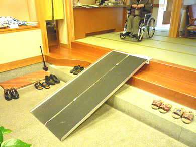 簡易スロープの写真