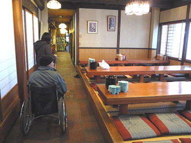 店舗内、奥の様子の写真